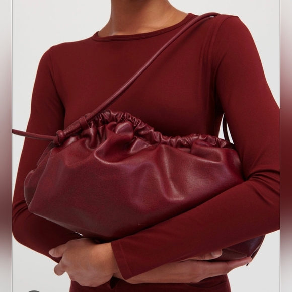 Mansur Gavriel Handbags - Mansur Gavriel Oversized Cloud Clutch, Oxblood